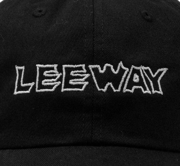 【お取り寄せ】LEEWAY / リーウェイ - BTE Outline ダッドハット・キャップ(ブラック)