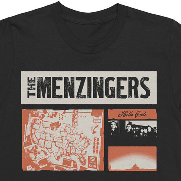【お取り寄せ】The Menzingers/メンジンガーズ - Hello Exile Collage Tシャツ(ブラック)