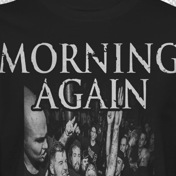 【お取り寄せ】Morning Again / モーニング・アゲイン - The World Revolves Tシャツ(ブラック)