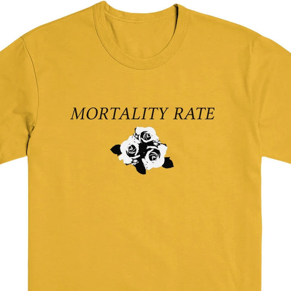【お取り寄せ】Mortality Rate / モータリティー・レイト - WOODEN BOX Tシャツ(ゴールド)