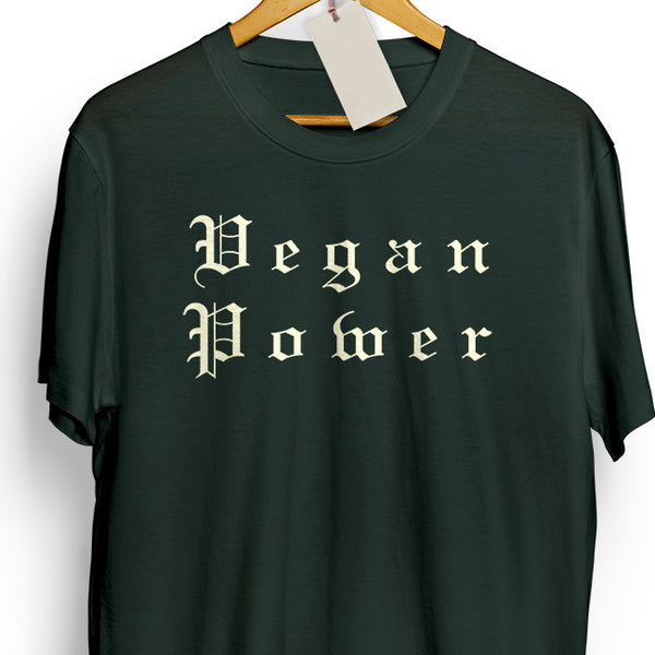 【お取り寄せ】Vegan Earth Order / ヴィーガン・アース・オーダー - Vegan Power Tシャツ(グリーン)