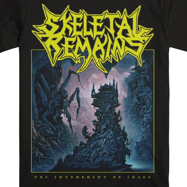 【お取り寄せ】Skeletal Remains / スケリタル・リメインズ - THE ENTOMBMENT OF CHAOS Tシャツ(ブラック)