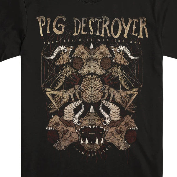 【品切れ】Pig Destroyer / ピッグ・デストロイヤー TERMINAL ITCH - Tシャツ(ブラック)