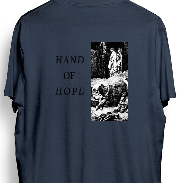 【お取り寄せ】Morning Again / モーニング・アゲイン - Hand of Hope Tシャツ(ライトネイビー)