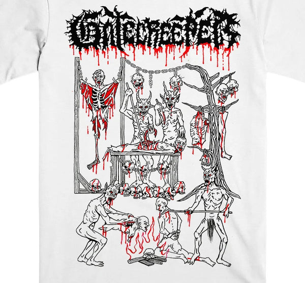 【お取り寄せ】Gatecreeper / ゲートクリーパー - DEMON BLOOD Tシャツ(ホワイト)