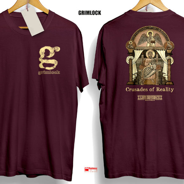 【お取り寄せ】Grimlock / グリムロック - CRUSADES Tシャツ (バーガンディー)