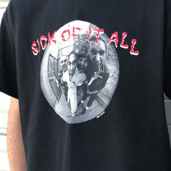【お取り寄せ】Sick of It All / シック・オブ・イット・オール SOIA ｘ BJ PAPAS Tシャツ(ブラック)