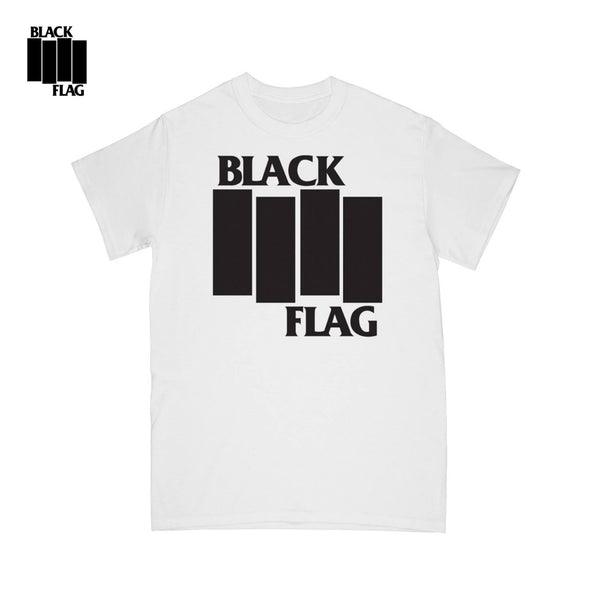 【即納】【廃盤】【早い者勝ち！】Black Flag / ブラック・フラッグ - BARS Tシャツ(ホワイト)