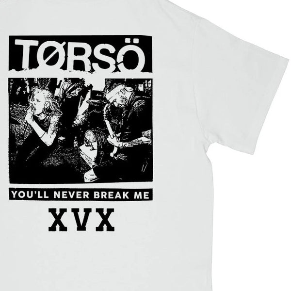 【お取り寄せ】TORSO / トルソ - YOU'LL NEVER BREAK ME Tシャツ(ホワイト)