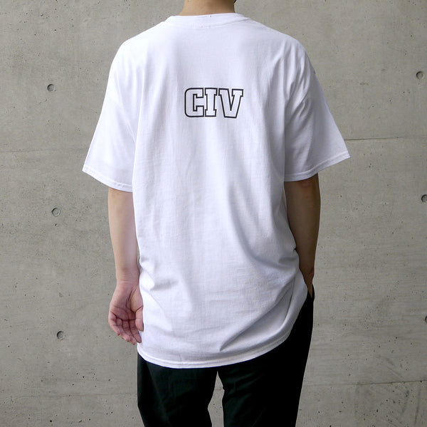【完売】CIV - シブ - Globe Tシャツ(ホワイト)