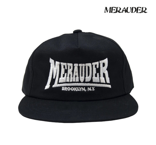 【お取り寄せ】Merauder /メラウダー - Demo Logo スナップバック・キャップ(ブラック)
