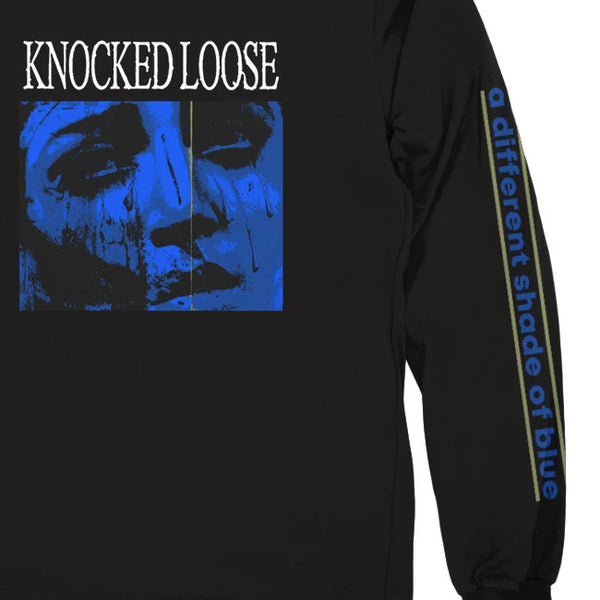【お取り寄せ】Knocked Loose /ノックド・ルーズ - SHADE OF BLUE ロングスリーブ・長袖シャツ(ブラック)