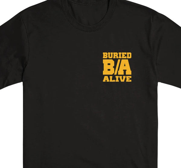 【お取り寄せ】Buried Alive / ベリード・アライブ - BUFFALO HARDCORE Tシャツ(ブラック)