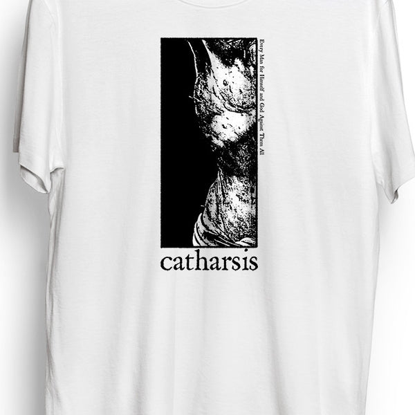 【お取り寄せ】Catarsis / カタルシス - EVERY MAN FOR HIMSELF Tシャツ(ホワイト)