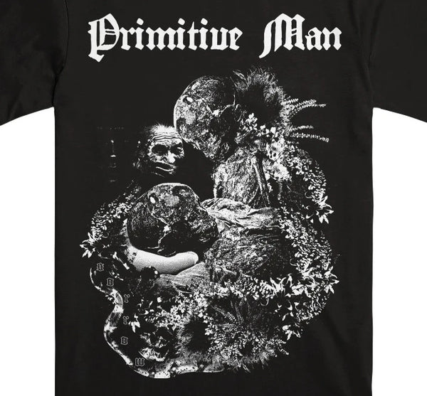 【お取り寄せ】Primitive Man / プリミティヴ・マン - PITIFUL & LOATHSOME Tシャツ(ブラック)