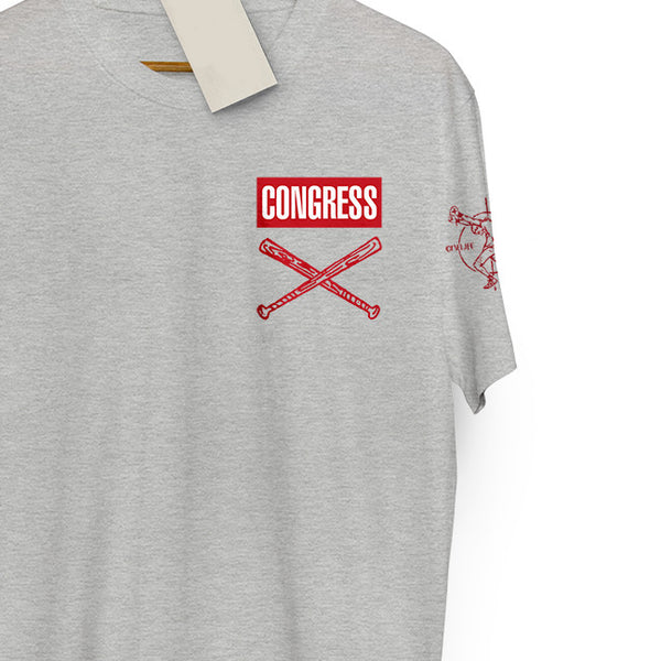 【お取り寄せ】Congress / コングレス - CONFRONT Tシャツ(グレー)