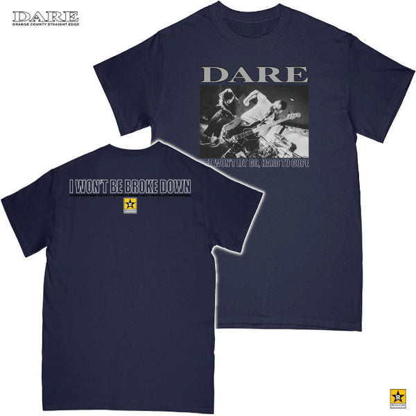 【即納】Dare / デア - HARD TO COPE Tシャツ(ネイビー)
