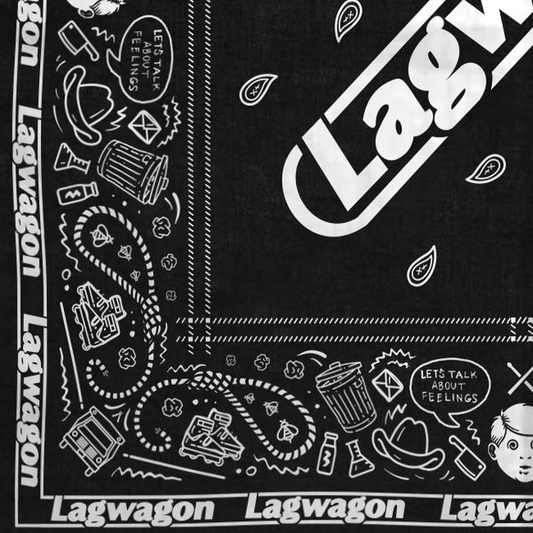 【即納】Lagwagon / ラグワゴン - Icons バンダナ (ブラック)