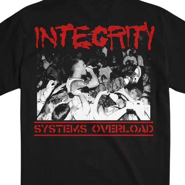 【お取り寄せ】INTEGRITY /インテグリティ - SYSTEMS OVERLOAD Tシャツ(ブラック)