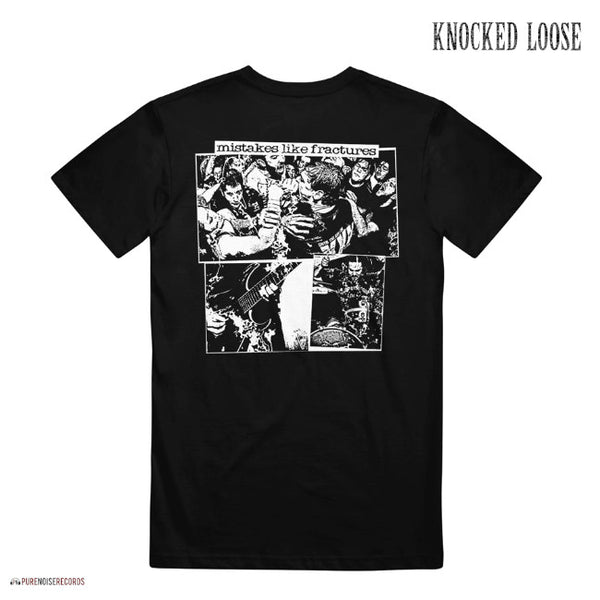 【お取り寄せ】Knocked Loose /ノックド・ルーズ - Mistakes Like Fractures Tシャツ(ブラック)