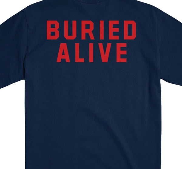 【お取り寄せ】Buried Alive / ベリード・アライブ - CABAL Tシャツ(ネイビー)