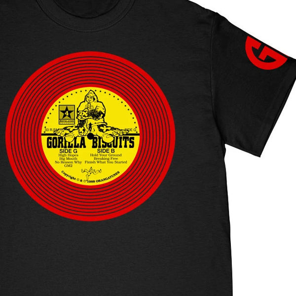 【残り僅か】Gorilla Biscuits /ゴリラ・ビスケッツ - THE LUKIE LUKE SPECIAL Tシャツ(ブラック)