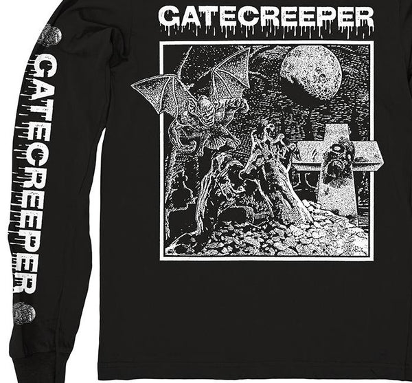 【お取り寄せ】Gatecreeper / ゲートクリーパー - GRAVEYARD ロングスリーブ・長袖シャツ(ブラック)