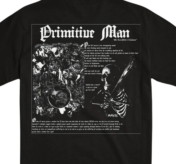 【お取り寄せ】Primitive Man / プリミティヴ・マン - PITIFUL & LOATHSOME Tシャツ(ブラック)