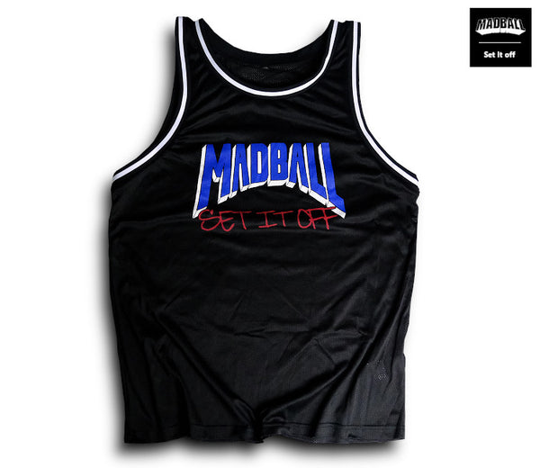 【お取り寄せ】Madball / マッドボール - Set It Off バスケットボールジャージー(ブラック)
