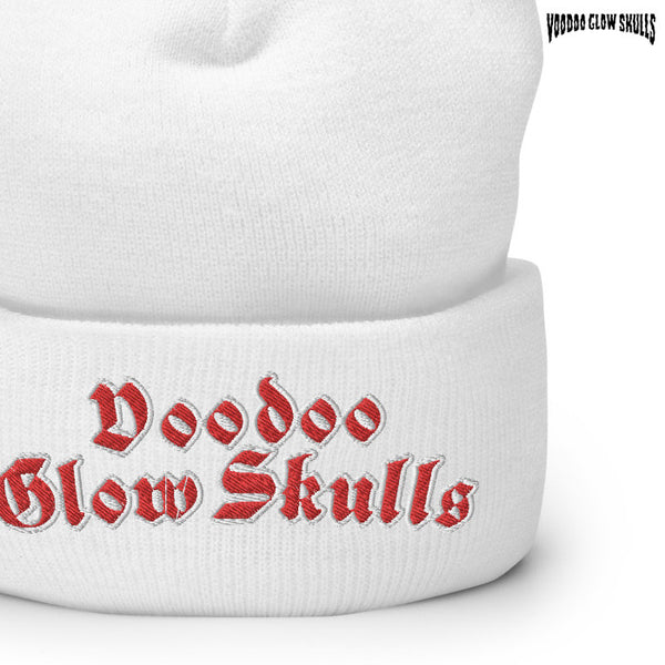 【お取り寄せ】Voodoo Glow Skulls / ヴードゥー・グロウ・スカルズ - 刺繍ロゴ・ビーニー・ニット帽 (6色)