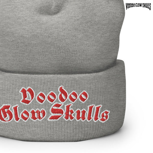 【お取り寄せ】Voodoo Glow Skulls / ヴードゥー・グロウ・スカルズ - 刺繍ロゴ・ビーニー・ニット帽 (6色)