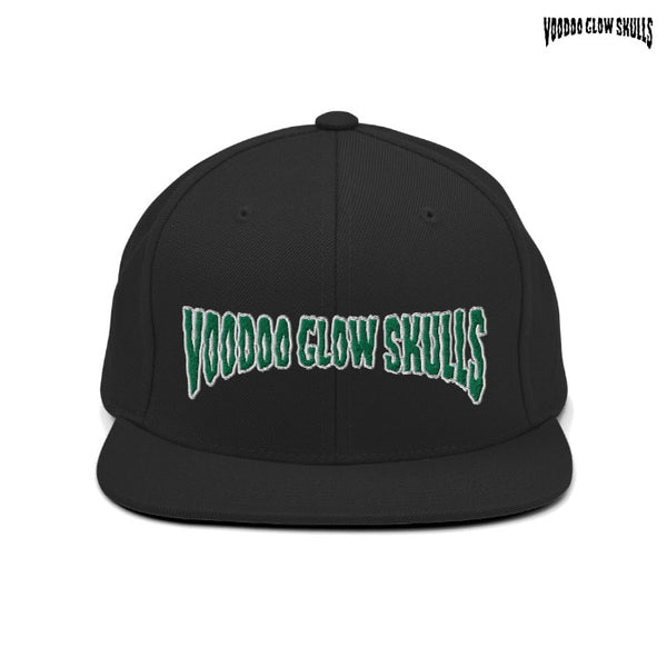 【お取り寄せ】Voodoo Glow Skulls / ヴードゥー・グロウ・スカルズ - Green Logo 、スナップバック・キャップ (7色)