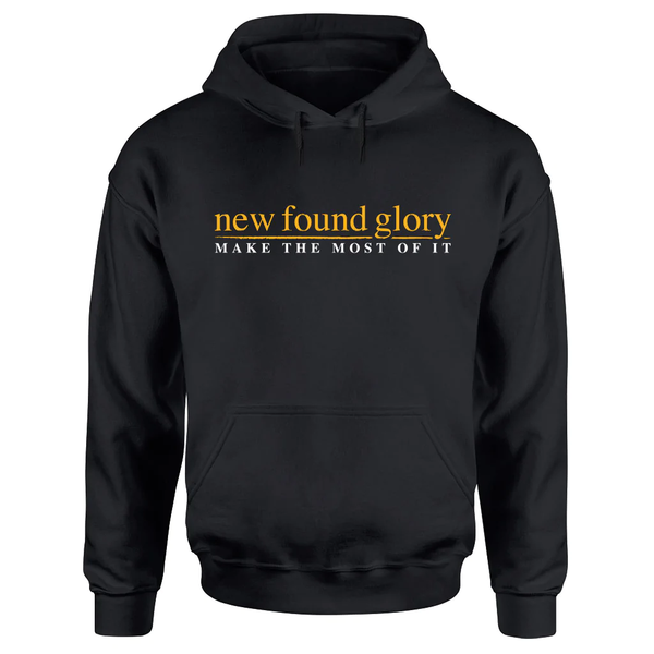 【即納】New Found Glory / ニュー・ファウンド・グローリー - MAKE THE MOST OF IT プルオーバーパーカー(ブラック)