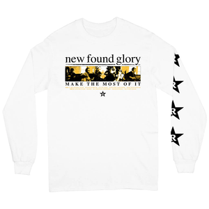 【お取り寄せ】New Found Glory / ニュー・ファウンド・グローリー - FLOWER ロングスリーブ・長袖シャツ(ホワイト)