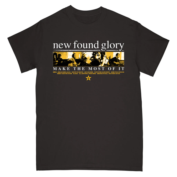 【即納】New Found Glory / ニュー・ファウンド・グローリー - FLOWER Tシャツ(ブラック)