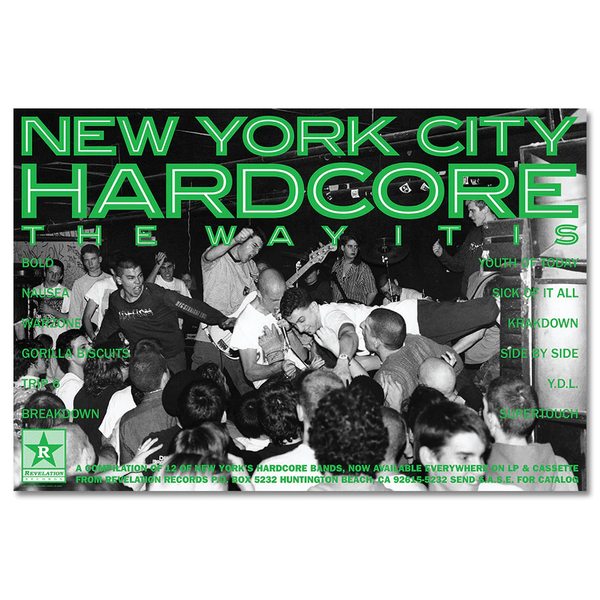 【即納】【筒丸め発送】V/A NEW YORK CITY HARDCORE / THE WAY IT IS ポスター