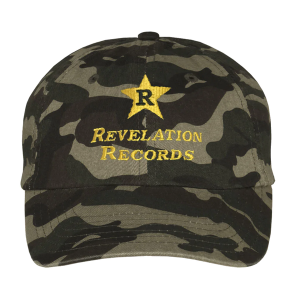 【即納】Revelation Records / レヴェレーション・レコード - LOGO ダッドハット・キャップ(迷彩)