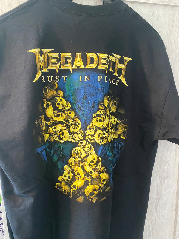 【お取り寄せ】Megadeth / メガデス - RUST IN PEACE 30TH Tシャツ (ブラック)