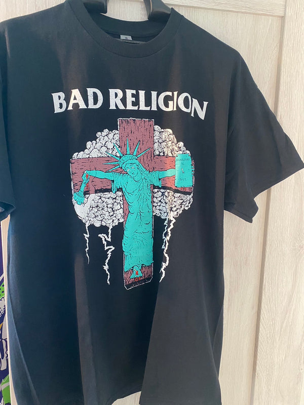 【即納】Bad Religion / バッド・レリジョン - Liberty Tour 91 Tシャツ(ブラック)