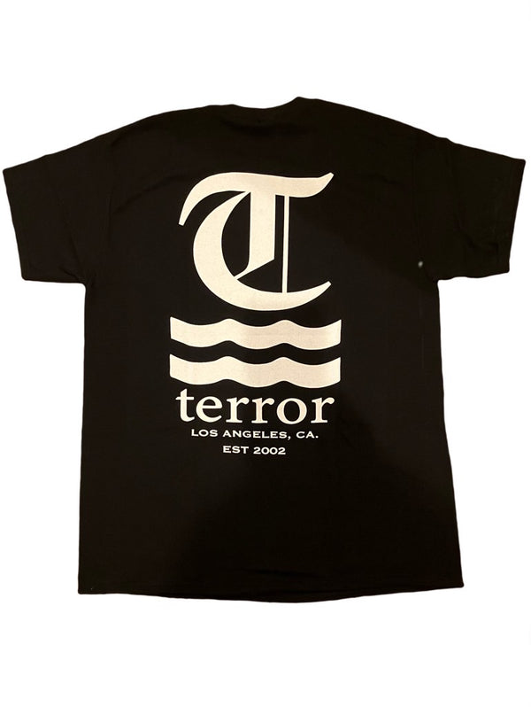 【品切れ】Terror / テラー - Hot Water Logo Tシャツ(ブラック)　Lサイズのみ