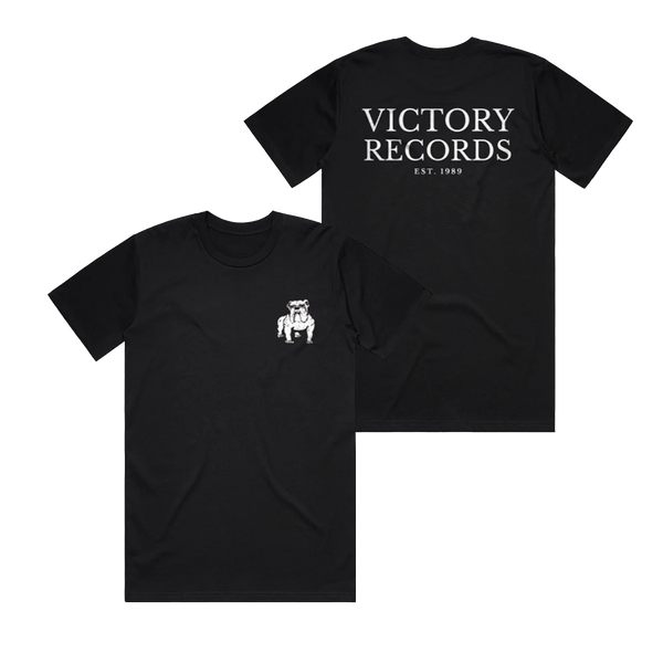 【即納】【早い者勝ち！】VICTORY RECORDS ／ヴィクトリーレコーズ - 1989 Logo Tシャツ(ブラック)